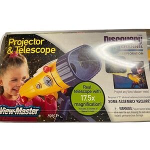 View-Master Discovery Channel Exploration Projector Telescope 3 Space